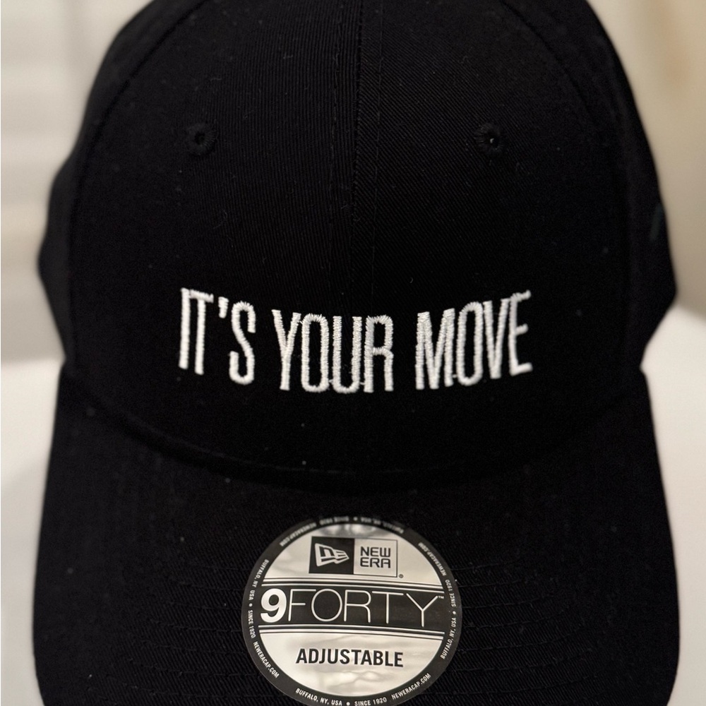 New Era Black 'It's Your Move' Cap